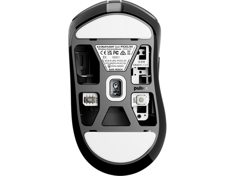 Pulsar X3 CRAZYLIGHT Mini trådløs gamingmus (jet black) Gamingmus