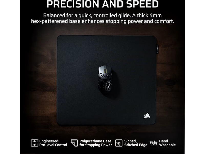 CORSAIR MM PRO stor control gaming musematte (sort) Gamingmusematte