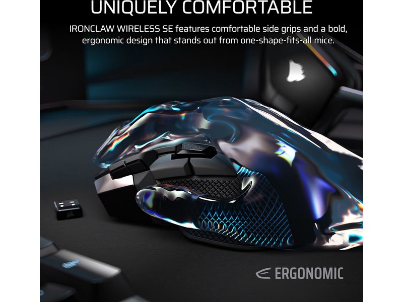 Corsair Ironclaw gamingmus trådløs SE Gamingmus