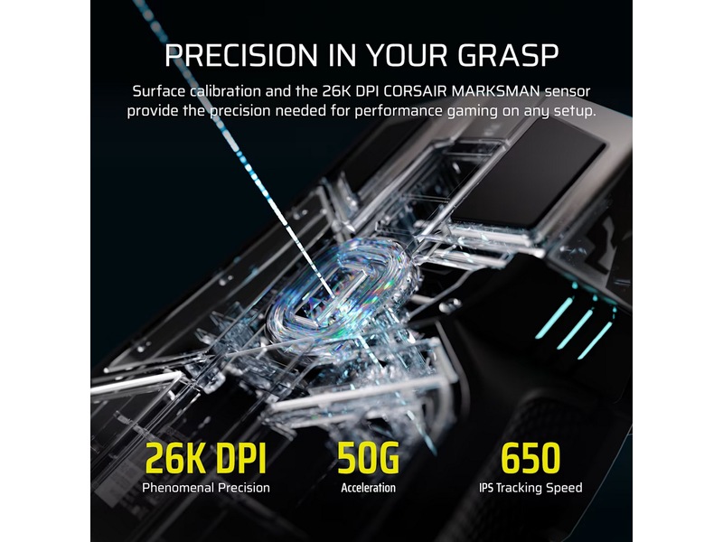 Corsair Ironclaw gamingmus trådløs SE Gamingmus