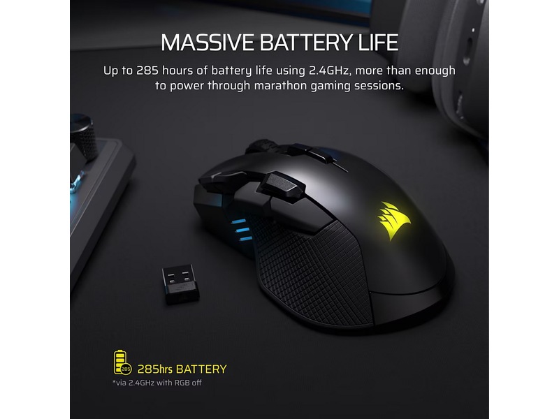 Corsair Ironclaw gamingmus trådløs SE Gamingmus