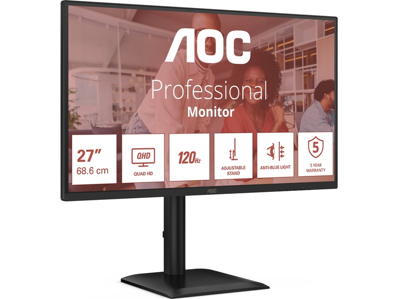 AOC 27" skjerm Q27E4CV -B-Grade Demo skjermer