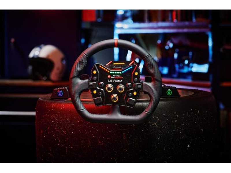 Asetek Closed D rattkrans skinn (svart) Ratt og pedaler