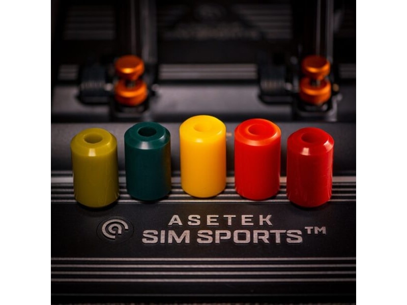 Asetek elastomersett Ratt og pedaler
