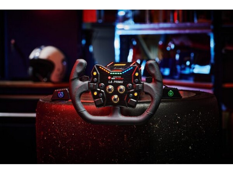 Asetek Open D rattkrans skinn (svart) Ratt og pedaler