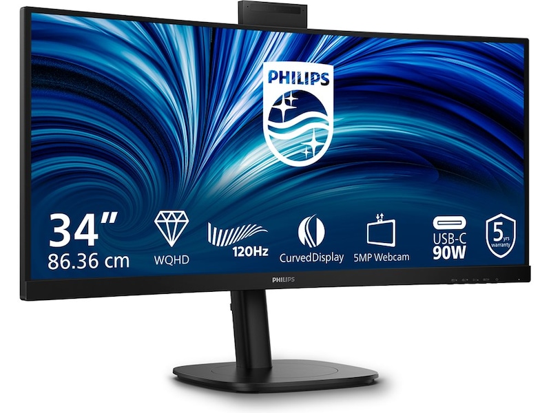 Philips 34" curved skjerm 34B2U3600CH/00 Skjermer