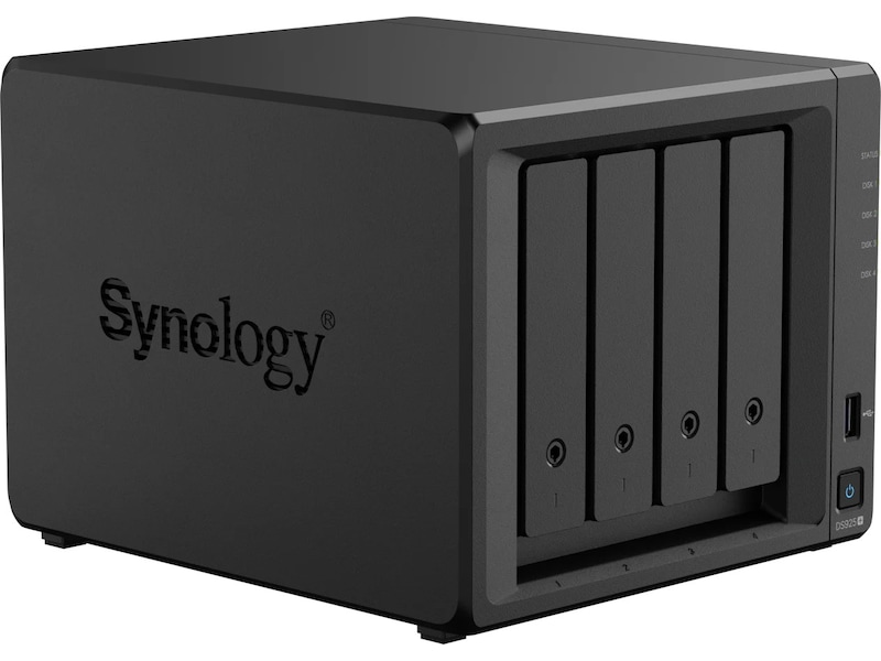 Synology DS925+ skrivebordsmodell, 4-bay, QUAD CORE, 4GB DDR4 RAM Nettverkslagring (NAS)