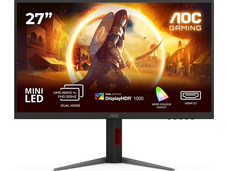 AOC 27" 4K gamingskjerm U27G4XM Gamingskjermer