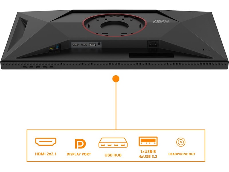 AOC 27" 4K gamingskjerm U27G4XM Gamingskjermer