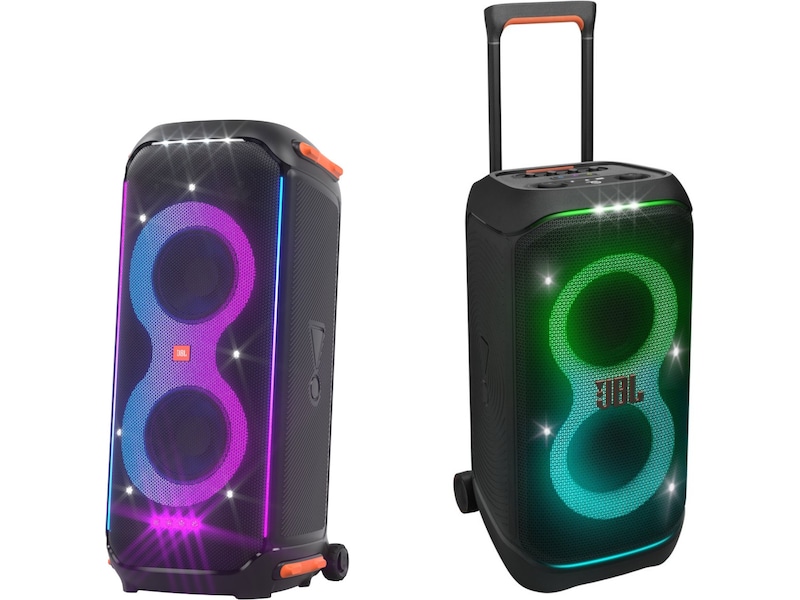 JBL Partybox STAGE 320 kraftig partyhøyttaler (sort) + JBL Partybox 710 Trådløs / Bluetooth-høyttaler