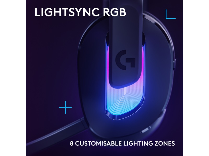 Logitech G522 Lightspeed Trådløst Gaming Headset (sort) -B-Grade Demo headset