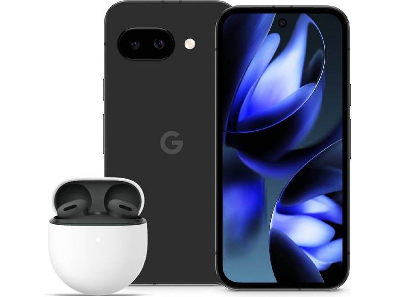 Google Pixel 9a 256GB (obsidian) + Buds 2a Mobiltelefoner