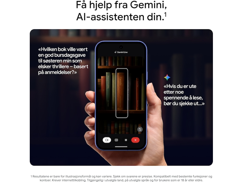 Google Pixel 10a 128GB (lavendel) Mobiltelefoner