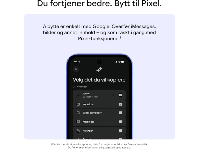 Google Pixel 10a 128GB (berry) Mobiltelefoner
