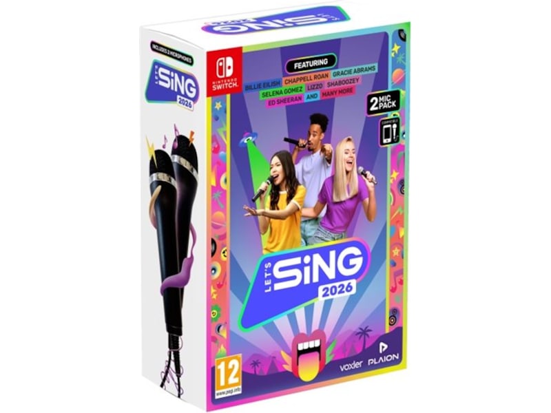 Let's Sing 2026 (2-mikrofoner) Spill til Nintendo Switch