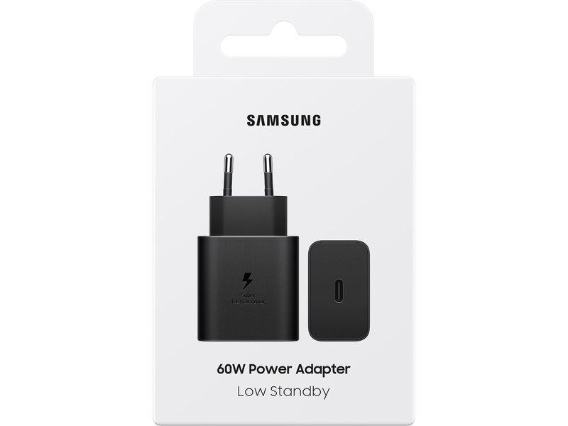 Samsung 60W veggladere (sort) Mobilladere