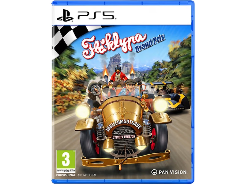 Flåklypa Grand Prix jubileumsutgave PS5 Spill til Playstation 5