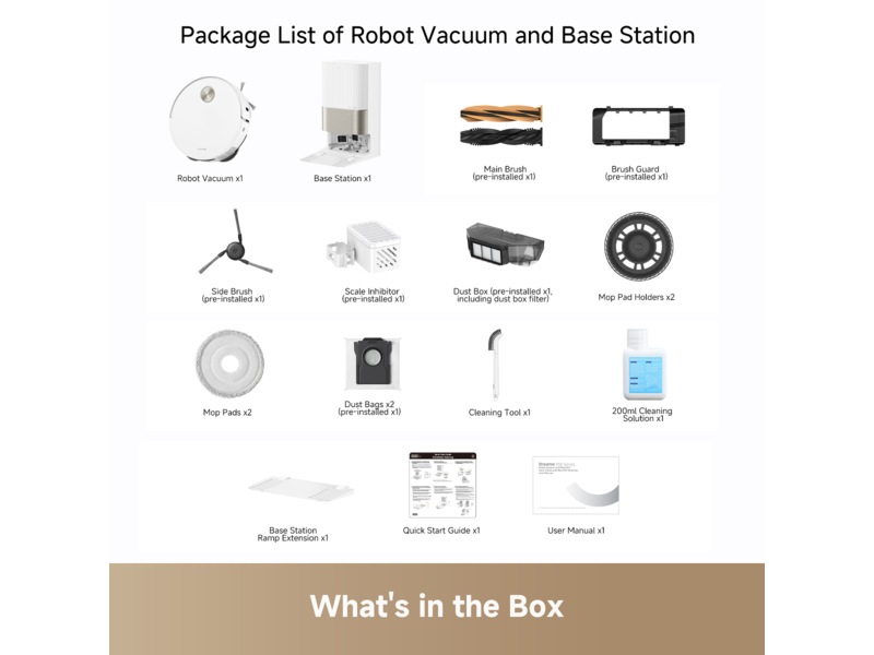 Dreame X50 Ultra Robotstøvsuger (hvit) -B-Grade Demo hjem & fritid