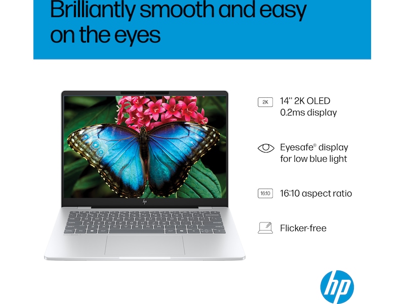 HP OmniBook 7 AI 14-fr0071no 14" 2K OLED -B-Grade Demo bærbar PC