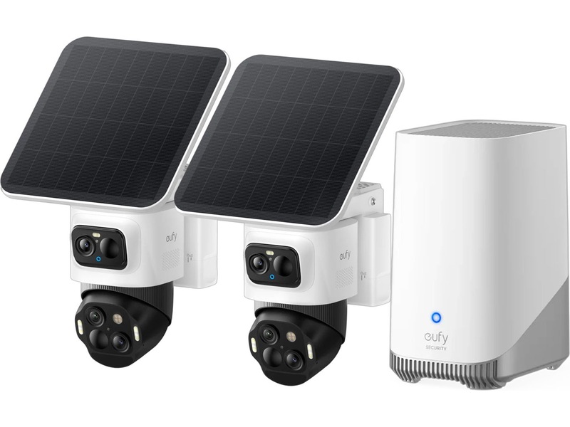 Eufy eufyCam S4 2-kamera sett Overvåkningskameraer