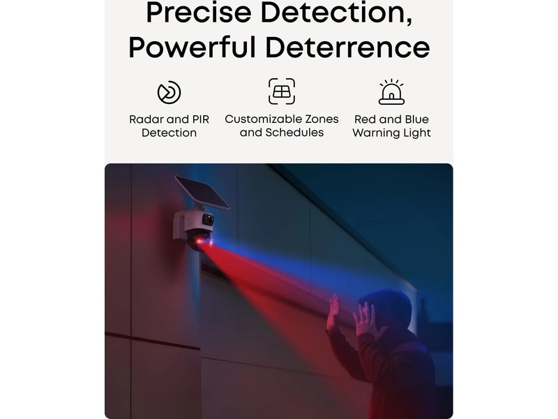 Eufy eufyCam S4 2-kamera sett Overvåkningskameraer
