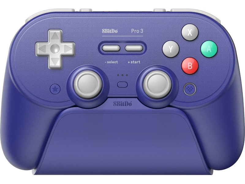 8bitdo PRO 3 BT gamepad (lilla) Tilbehør til spillkonsoller