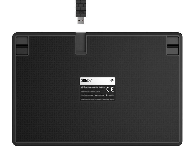 8BitDo arkadekontroller Xbox/PC (svart) Tilbehør til spillkonsoller