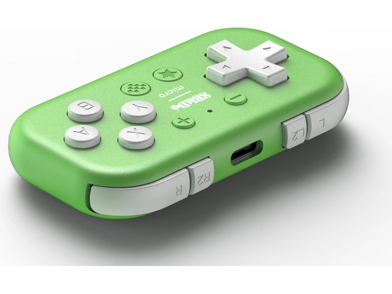 8BitDo Micro Bluetooth gamepad (grønn) Tilbehør til spillkonsoller