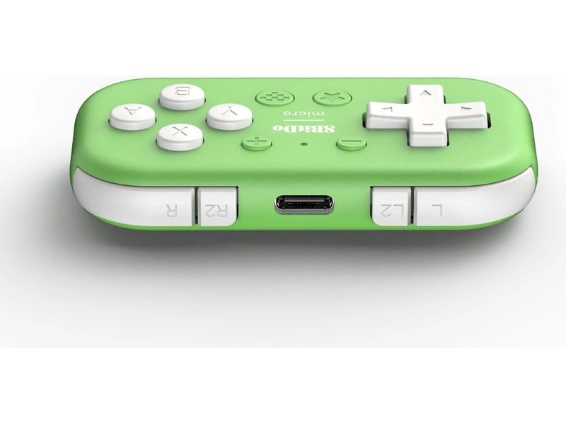 8BitDo Micro Bluetooth gamepad (grønn) Tilbehør til spillkonsoller