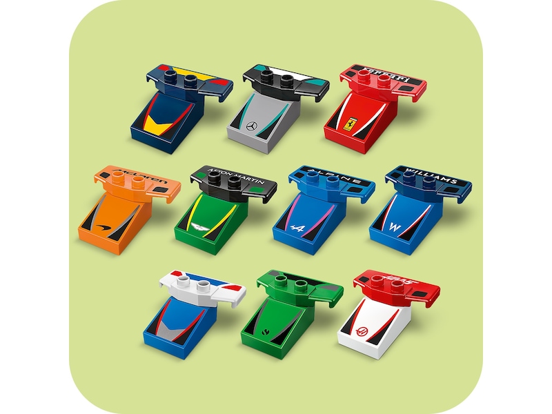 LEGO DUPLO Town F1 Team med racerbiler og sjåfører 10445 LEGO