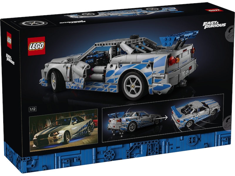 LEGO Technic 2 Fast 2 Furious Nissan Skyline GT-R (R34)-bil 42210 LEGO