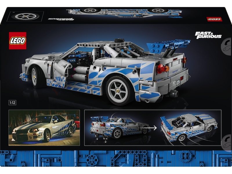 LEGO Technic 2 Fast 2 Furious Nissan Skyline GT-R (R34)-bil 42210 LEGO