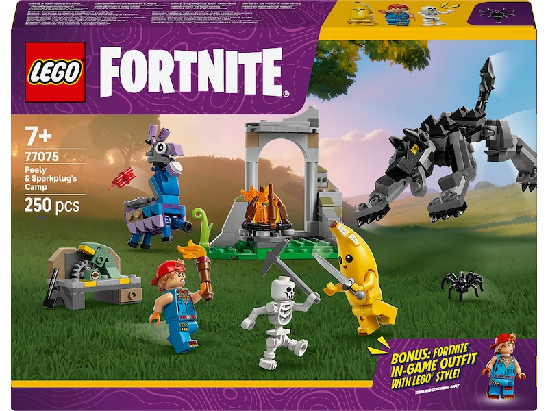 LEGO Fortnite Peely og Sparkplugs leir 77075 LEGO