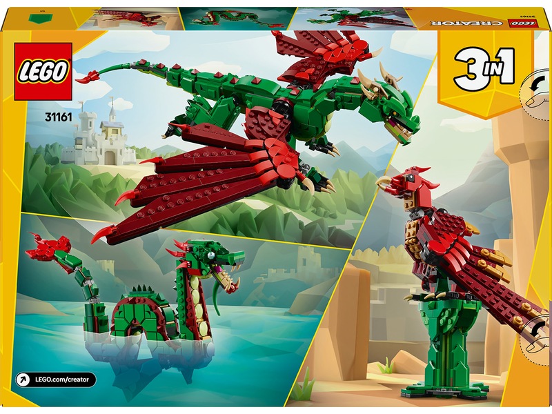 LEGO Creator middelaldersk drage 31161 LEGO