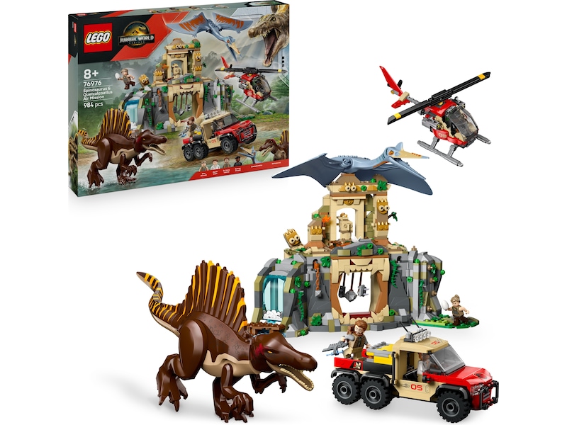 LEGO Jurassic World helikopteroppdr. spinosaurus/quetzalcoatlus 76976 LEGO