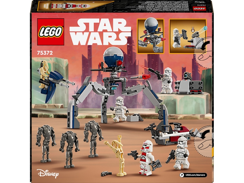 LEGO Star Wars klonesoldat og kampdroide kampsett 75372 LEGO