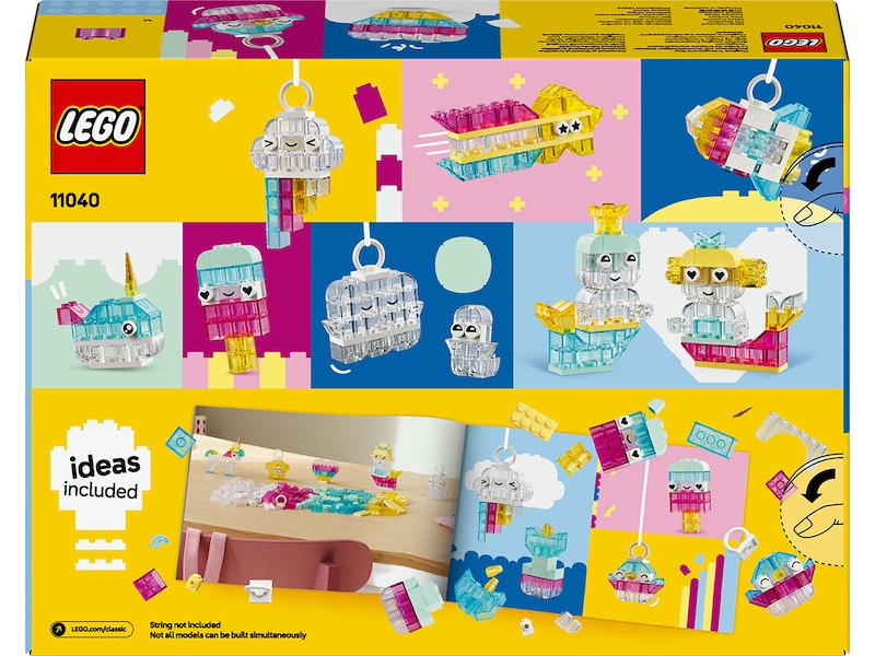 LEGO Classic magisk gjennomsiktig boks 11040 LEGO