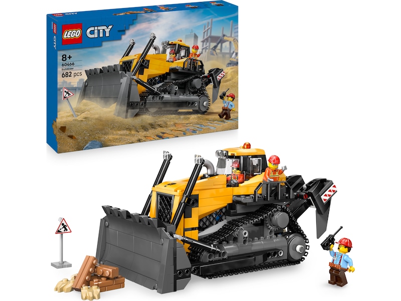 LEGO City bulldoser 60466 (gul) LEGO