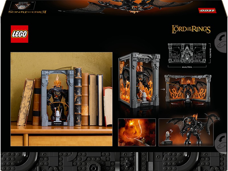 LEGO Icons Ringenes herre: bokstøtte med Balrog 10367 LEGO