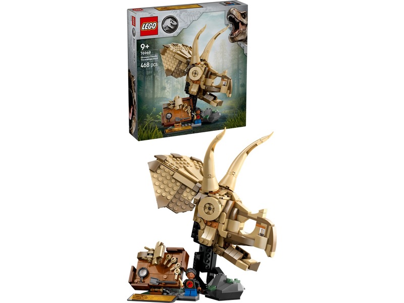 LEGO Jurassic World dinosaurfossiler: triceratops-hodeskalle 76969 LEGO