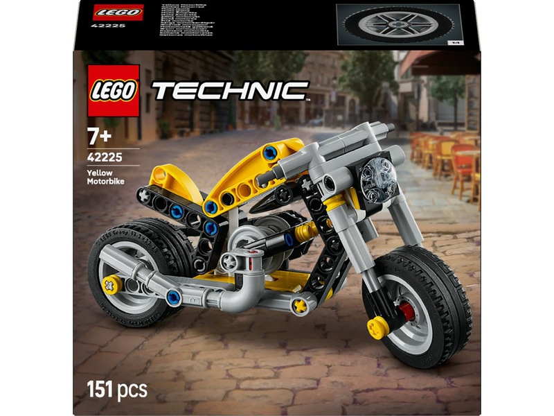 LEGO Technic motorsykkel 42225 (gul) LEGO