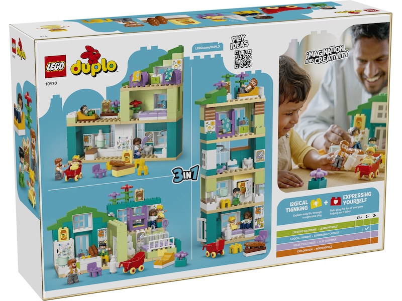 LEGO DUPLO Town 3-i-1 moderne familievilla med figurer 10470 LEGO