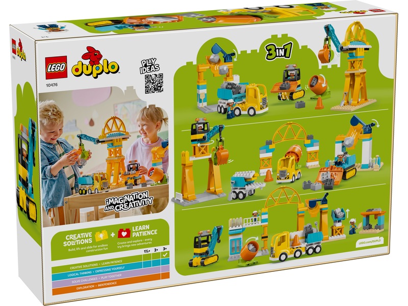 LEGO DUPLO Town 3 i 1 byggeplass og kjøretøy 10476 LEGO
