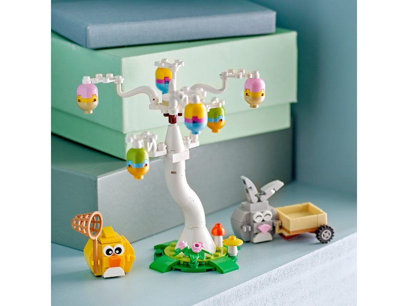 LEGO Iconic eggjakt med påskehare og kylling 40808 LEGO