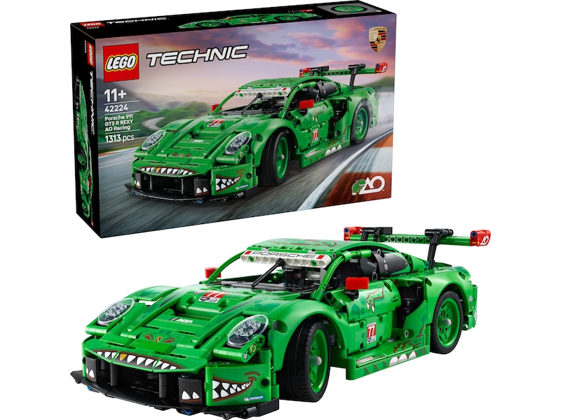 LEGO Technic Porsche 911 GT3 R REXY AO Racing racerbil 42224 LEGO
