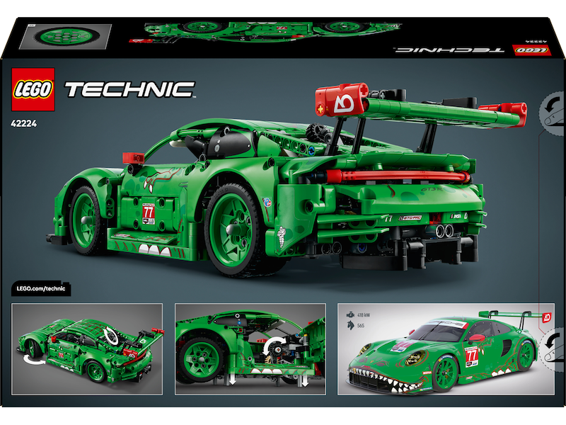 LEGO Technic Porsche 911 GT3 R REXY AO Racing racerbil 42224 LEGO