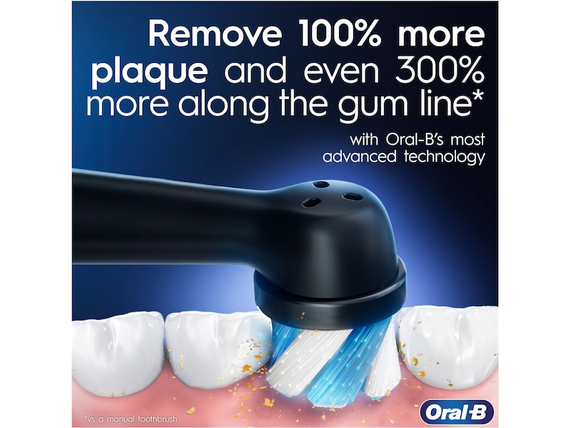 Oral-B iO 9 elektrisk tannbørste (hvit) + 3pk børstehoder Elektriske tannbørster