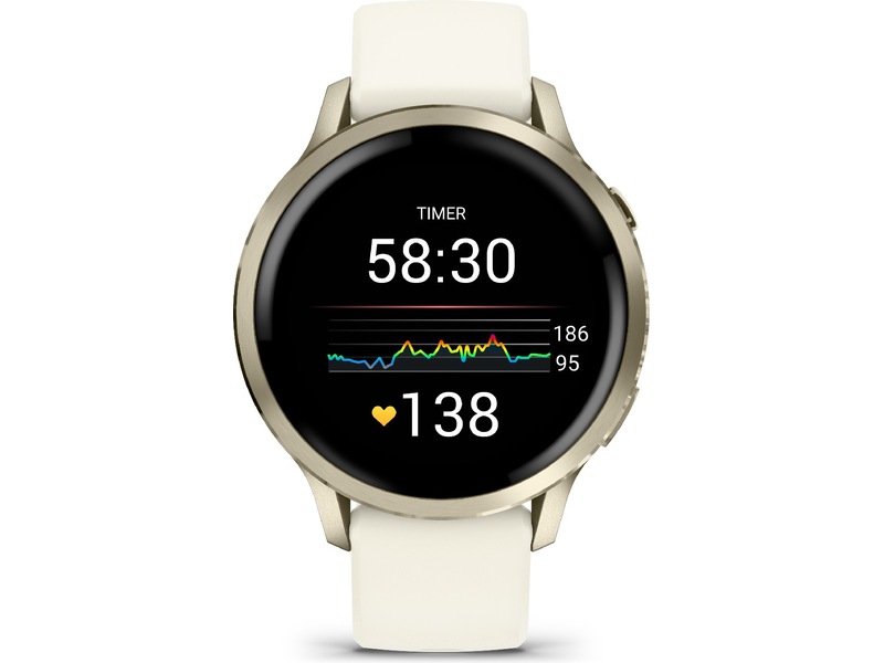 Garmin Venu 4 41mm GPS (lunar gold/bone) Demo klokker