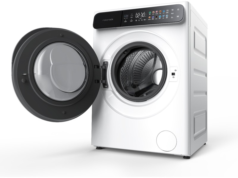 Roborock ZEO One vask/tørk (hvit) + robotstøvsuger Kombinert vaskemaskin og tørketrommel