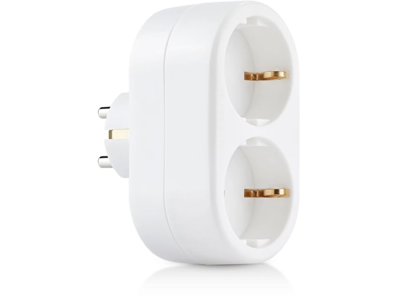 ON stikkontakt med to uttak 2-pack Skjøtekabel & forgrener